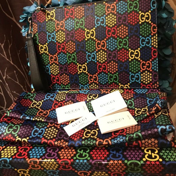 Gucci Psychedelic GG Clutch Limited Edition - Picture 3 of 9